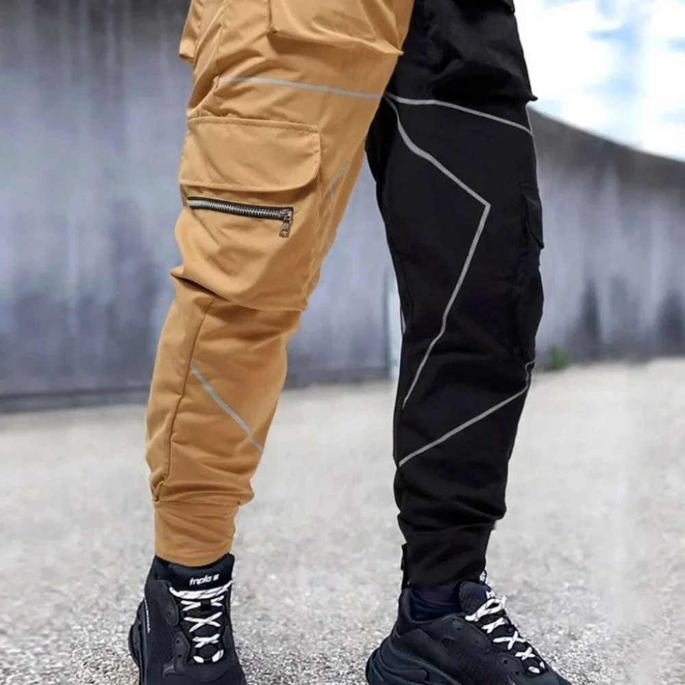 Streetstyle Men's Two-Tone Cargo Pants - Picture 2 of 5
